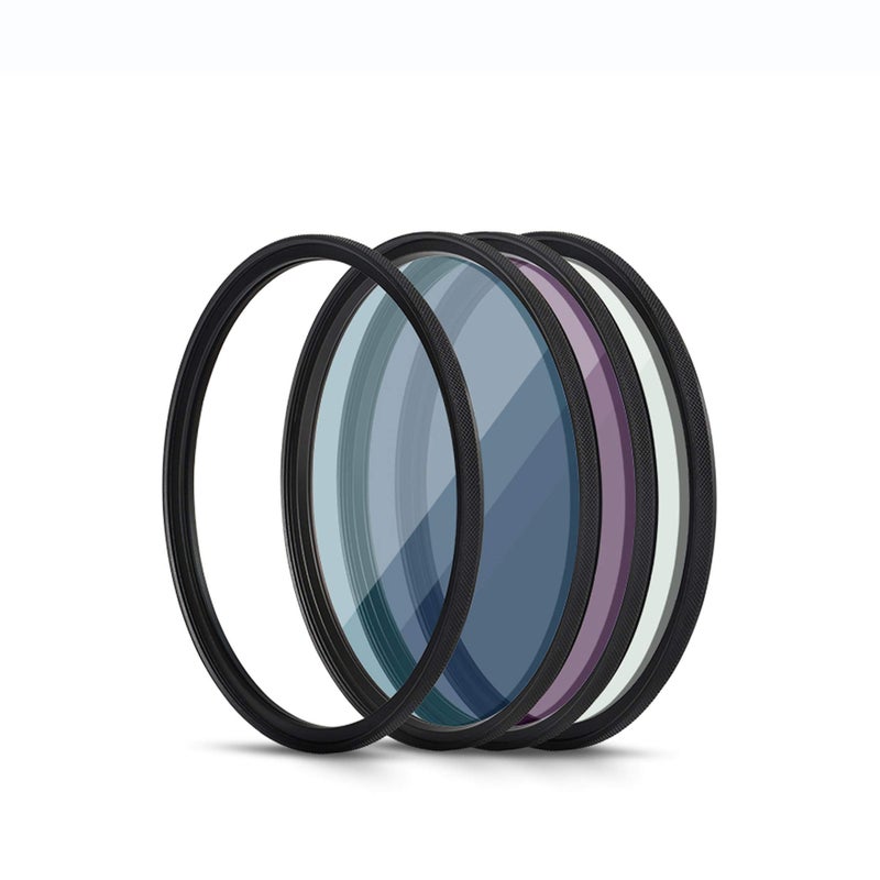 Kase Wolverine 82mm Entry Kit Magnetic Shockproof Tempered Optical Glass Filter Includes Magnetic CPL MCUV ND64 Lens Cap & Case - Image 5